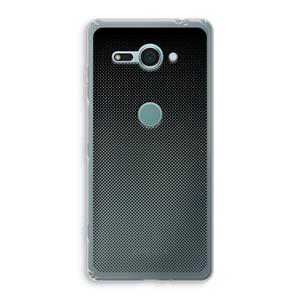 CaseCompany Musketon Halftone: Sony Xperia XZ2 Compact Transparant Hoesje