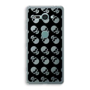 CaseCompany Musketon Skulls: Sony Xperia XZ2 Compact Transparant Hoesje