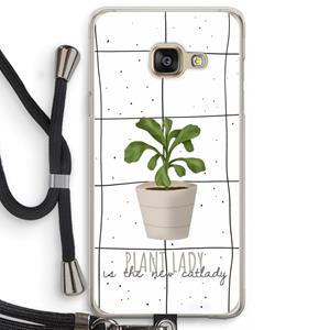 CaseCompany Kamerplant op vensterruit: Samsung Galaxy A3 (2016) Transparant Hoesje met koord