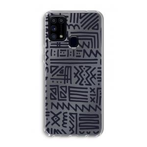CaseCompany Marrakech print: Samsung Galaxy M31 Transparant Hoesje