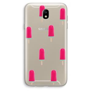 CaseCompany Waterijsje: Samsung Galaxy J7 (2017) Transparant Hoesje