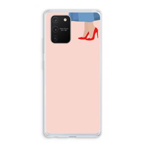 CaseCompany High heels: Samsung Galaxy S10 Lite Transparant Hoesje