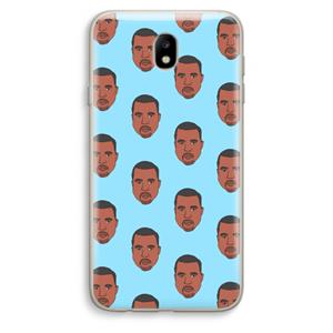 CaseCompany Kanye Call Me℃: Samsung Galaxy J7 (2017) Transparant Hoesje