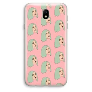 CaseCompany King Kylie: Samsung Galaxy J7 (2017) Transparant Hoesje