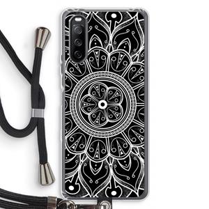 CaseCompany Roses Are Red: Sony Sony Xperia 10 III Transparant Hoesje met koord