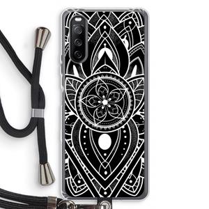CaseCompany It's Complicated: Sony Sony Xperia 10 III Transparant Hoesje met koord