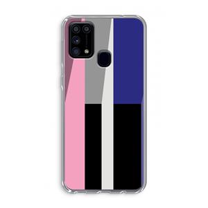 CaseCompany Gestalte 4: Samsung Galaxy M31 Transparant Hoesje