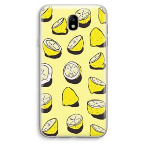 CaseCompany When Life Gives You Lemons...: Samsung Galaxy J7 (2017) Transparant Hoesje