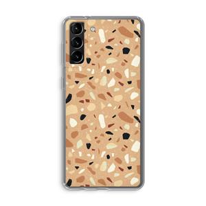 CaseCompany Terrazzo N°17: Samsung Galaxy S21 Plus Transparant Hoesje