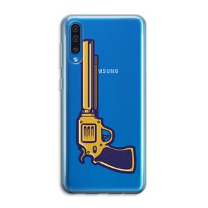 CaseCompany Pew Pew Pew: Samsung Galaxy A50 Transparant Hoesje