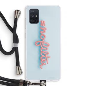 CaseCompany nofilter: Samsung Galaxy A71 Transparant Hoesje met koord