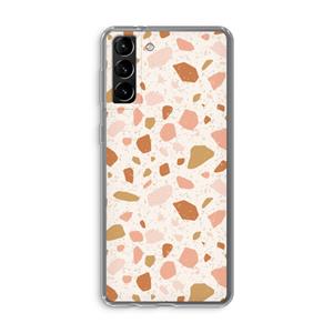 CaseCompany Terrazzo N°18: Samsung Galaxy S21 Plus Transparant Hoesje