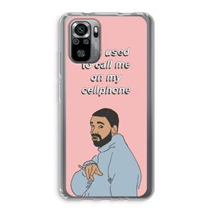 CaseCompany Hotline bling: Xiaomi Redmi Note 10S Transparant Hoesje