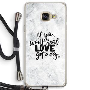CaseCompany Partner in crime: Samsung Galaxy A3 (2016) Transparant Hoesje met koord