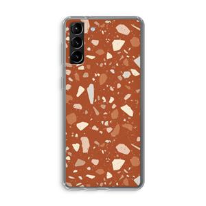 CaseCompany Terrazzo N°22: Samsung Galaxy S21 Plus Transparant Hoesje