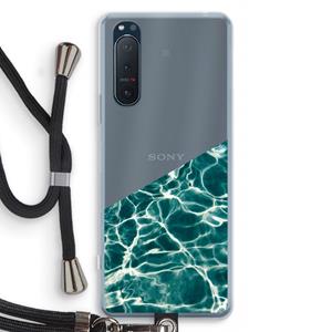 CaseCompany Weerkaatsing water: Sony Xperia 5 II Transparant Hoesje met koord