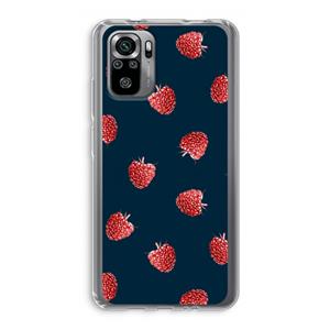 CaseCompany Framboosjes: Xiaomi Redmi Note 10S Transparant Hoesje
