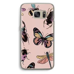 CaseCompany Tiny Bugs: Samsung Galaxy S7 Transparant Hoesje