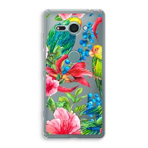CaseCompany Papegaaien: Sony Xperia XZ2 Compact Transparant Hoesje