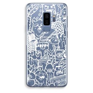 CaseCompany Vexx Mixtape #2: Samsung Galaxy S9 Plus Transparant Hoesje
