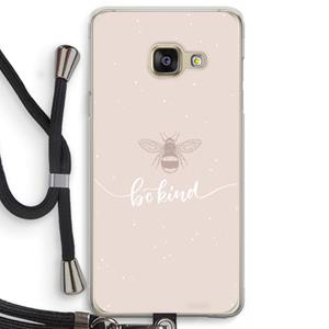 CaseCompany Be(e) kind: Samsung Galaxy A3 (2016) Transparant Hoesje met koord