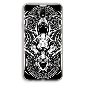 CaseCompany Oh Deer: Samsung Galaxy J7 (2017) Transparant Hoesje