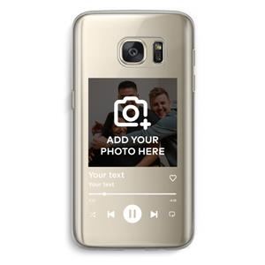 CaseCompany Music Player: Samsung Galaxy S7 Transparant Hoesje