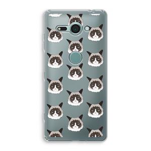 CaseCompany It's a Purrr Case: Sony Xperia XZ2 Compact Transparant Hoesje