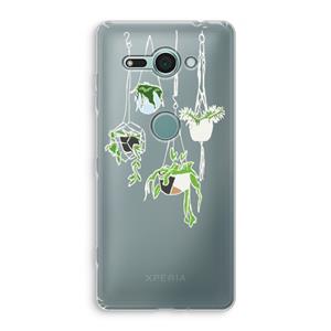 CaseCompany Hang In There: Sony Xperia XZ2 Compact Transparant Hoesje