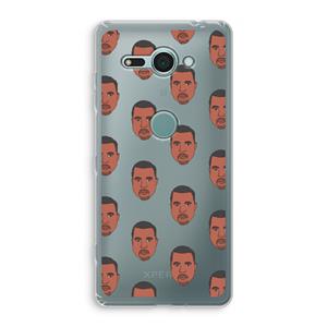 CaseCompany Kanye Call Me℃: Sony Xperia XZ2 Compact Transparant Hoesje