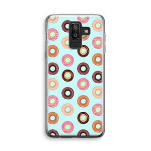 CaseCompany Donuts: Samsung Galaxy J8 (2018) Transparant Hoesje