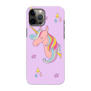 CaseCompany Roze eenhoorn: Volledig geprint iPhone 12 Pro Max Hoesje