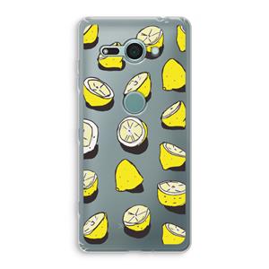 CaseCompany When Life Gives You Lemons...: Sony Xperia XZ2 Compact Transparant Hoesje
