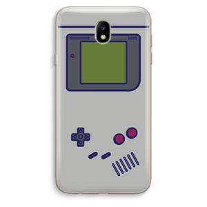 CaseCompany Game On: Samsung Galaxy J7 (2017) Transparant Hoesje