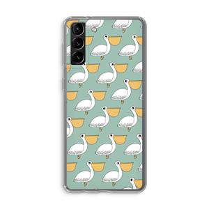 CaseCompany Pelican: Samsung Galaxy S21 Plus Transparant Hoesje