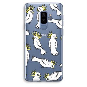 CaseCompany Papegaai: Samsung Galaxy S9 Plus Transparant Hoesje