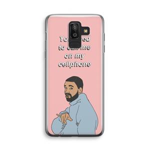 CaseCompany Hotline bling: Samsung Galaxy J8 (2018) Transparant Hoesje