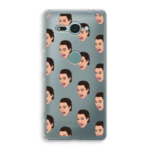 CaseCompany Ugly Cry Call: Sony Xperia XZ2 Compact Transparant Hoesje
