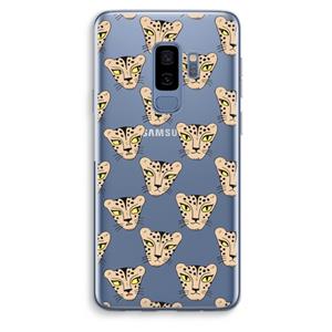 CaseCompany Tijger: Samsung Galaxy S9 Plus Transparant Hoesje