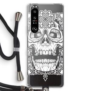 CaseCompany Seek & Destroy: Sony Xperia 1 III Transparant Hoesje met koord