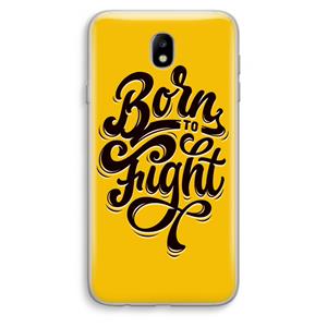 CaseCompany Born to Fight: Samsung Galaxy J7 (2017) Transparant Hoesje