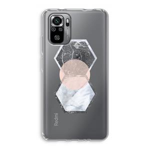 CaseCompany Creatieve toets: Xiaomi Redmi Note 10S Transparant Hoesje