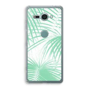 CaseCompany Palmbladeren: Sony Xperia XZ2 Compact Transparant Hoesje