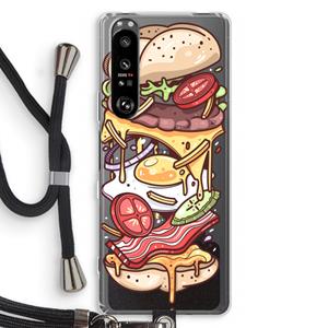 CaseCompany Diet Coke Please: Sony Xperia 1 III Transparant Hoesje met koord