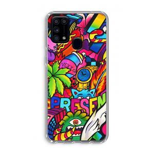 CaseCompany Represent: Samsung Galaxy M31 Transparant Hoesje