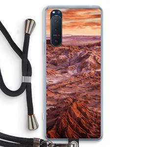 CaseCompany Mars: Sony Xperia 5 II Transparant Hoesje met koord