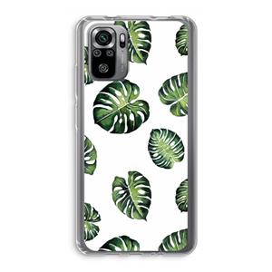 CaseCompany Tropische bladeren: Xiaomi Redmi Note 10S Transparant Hoesje