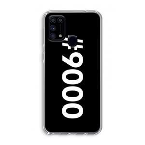 CaseCompany 9000: Samsung Galaxy M31 Transparant Hoesje