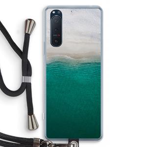 CaseCompany Stranded: Sony Xperia 5 II Transparant Hoesje met koord