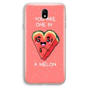 CaseCompany One In A Melon: Samsung Galaxy J7 (2017) Transparant Hoesje